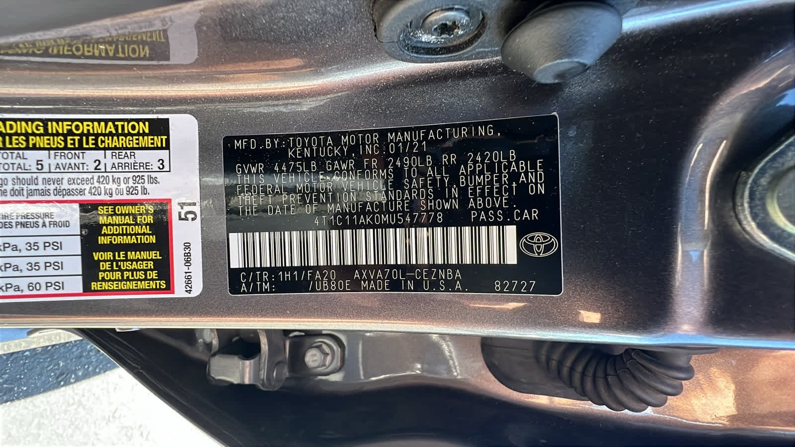 used 2021 Toyota Camry car, priced at $21,995