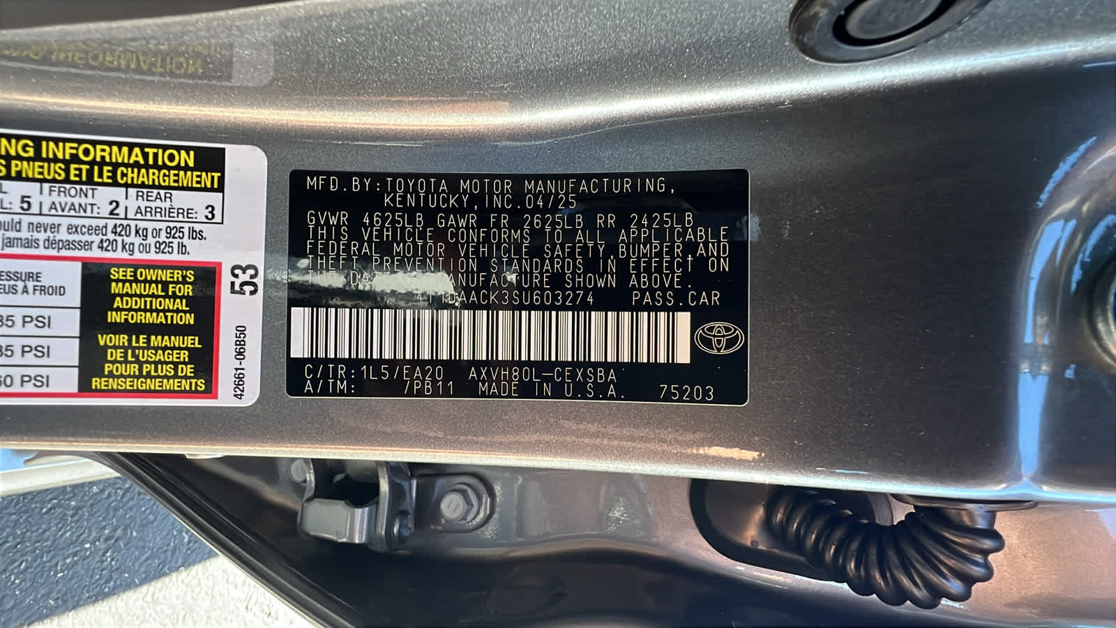 new 2025 Toyota Camry car, priced at $35,736