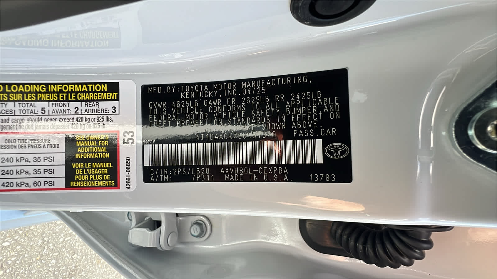 new 2025 Toyota Camry car, priced at $41,573