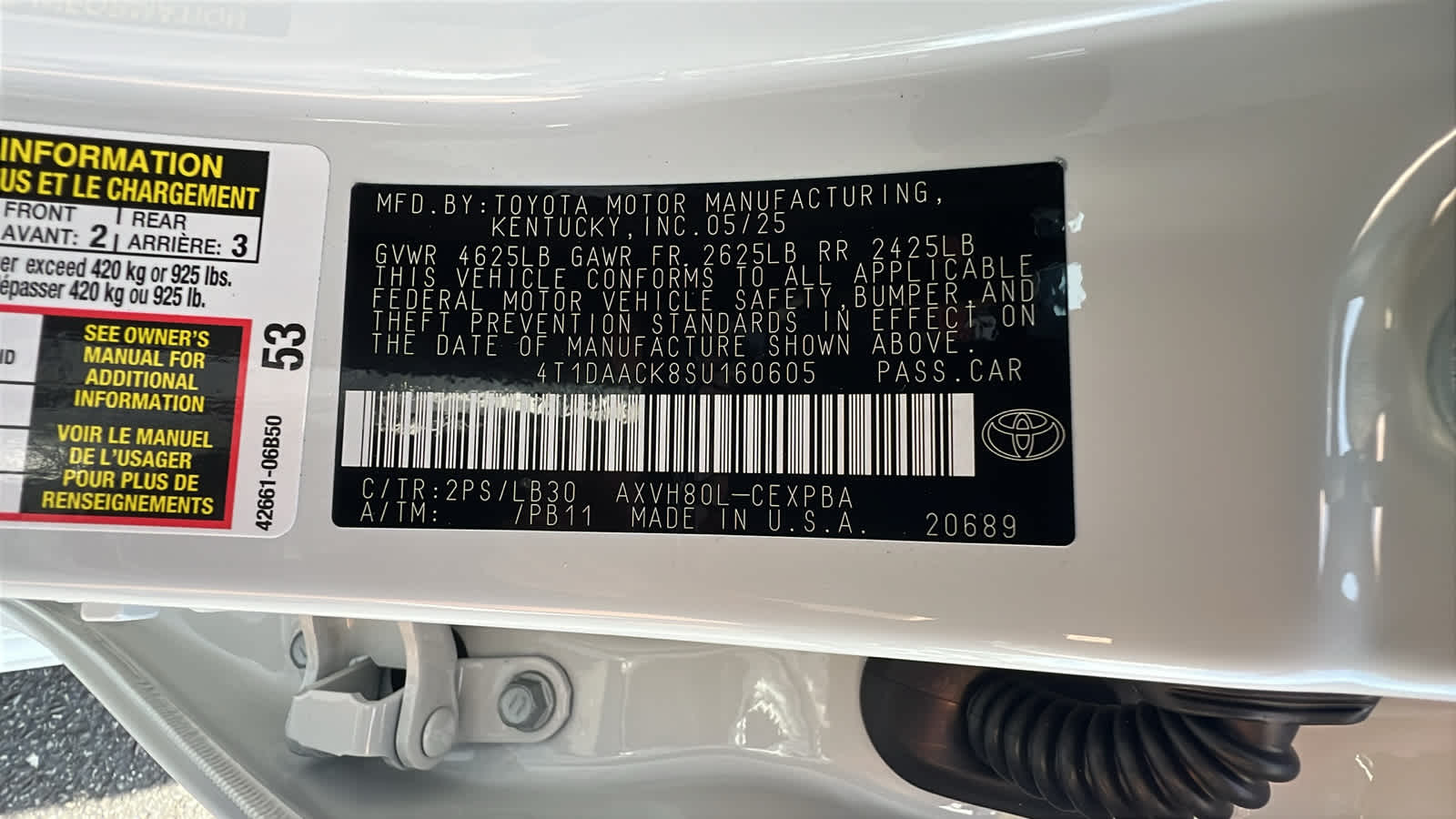 new 2025 Toyota Camry car, priced at $41,573