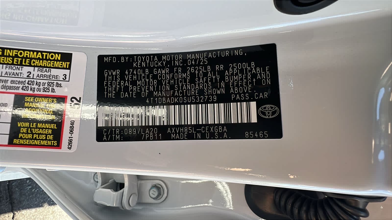 new 2025 Toyota Camry car, priced at $41,994