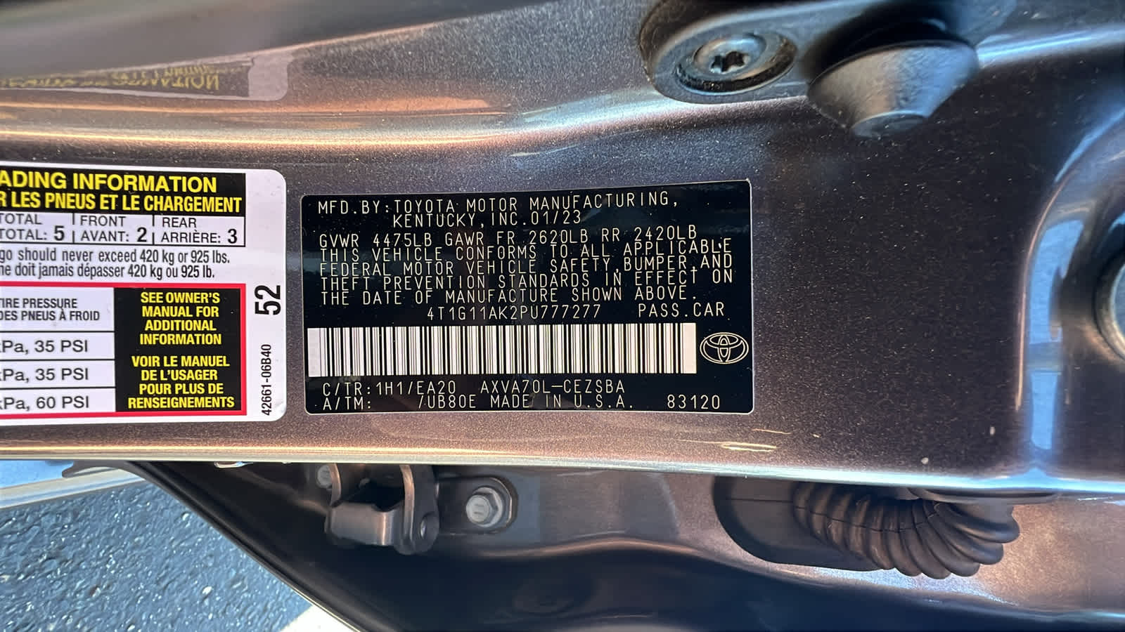 used 2023 Toyota Camry car, priced at $25,495