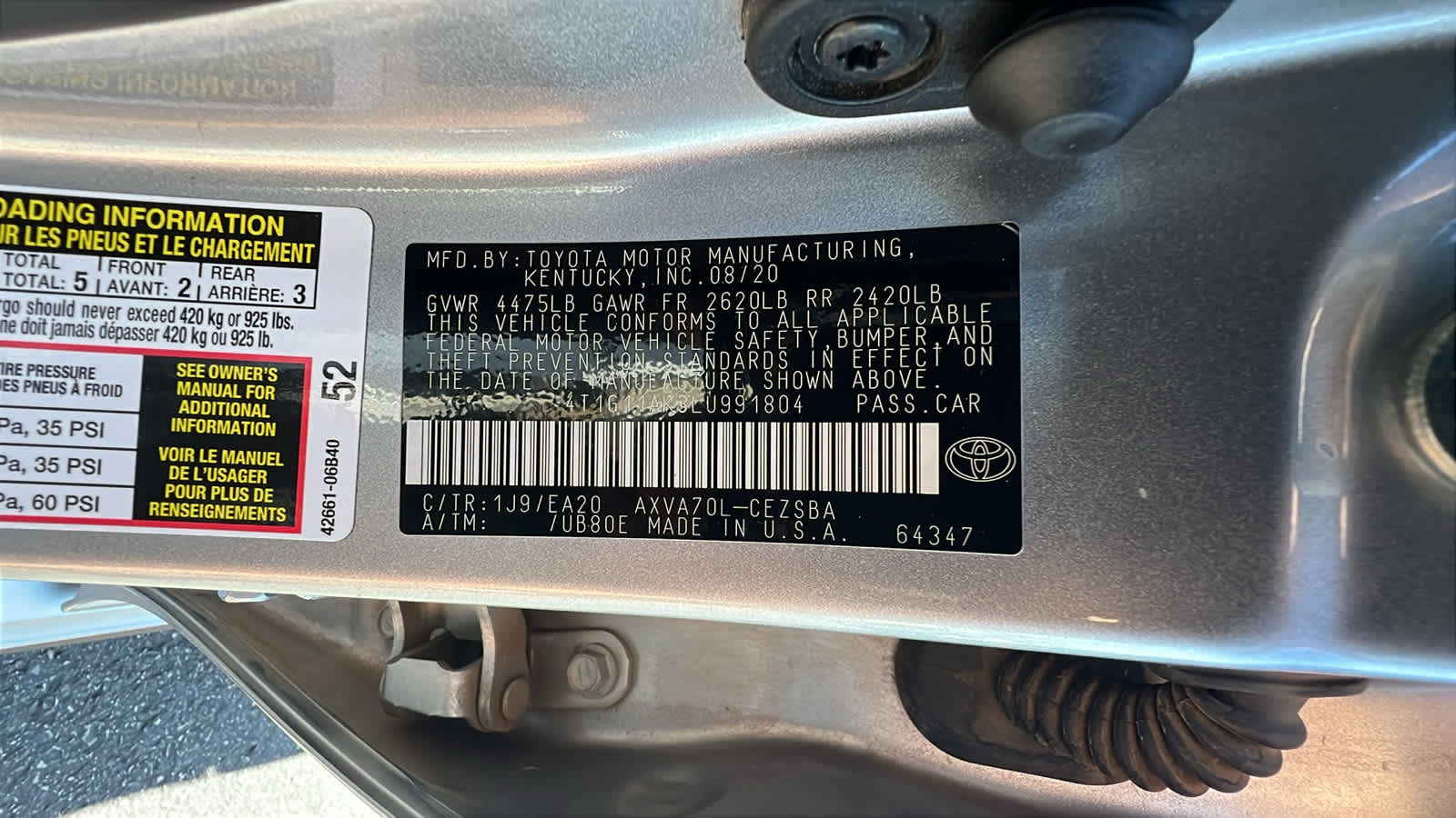 used 2020 Toyota Camry car, priced at $19,495