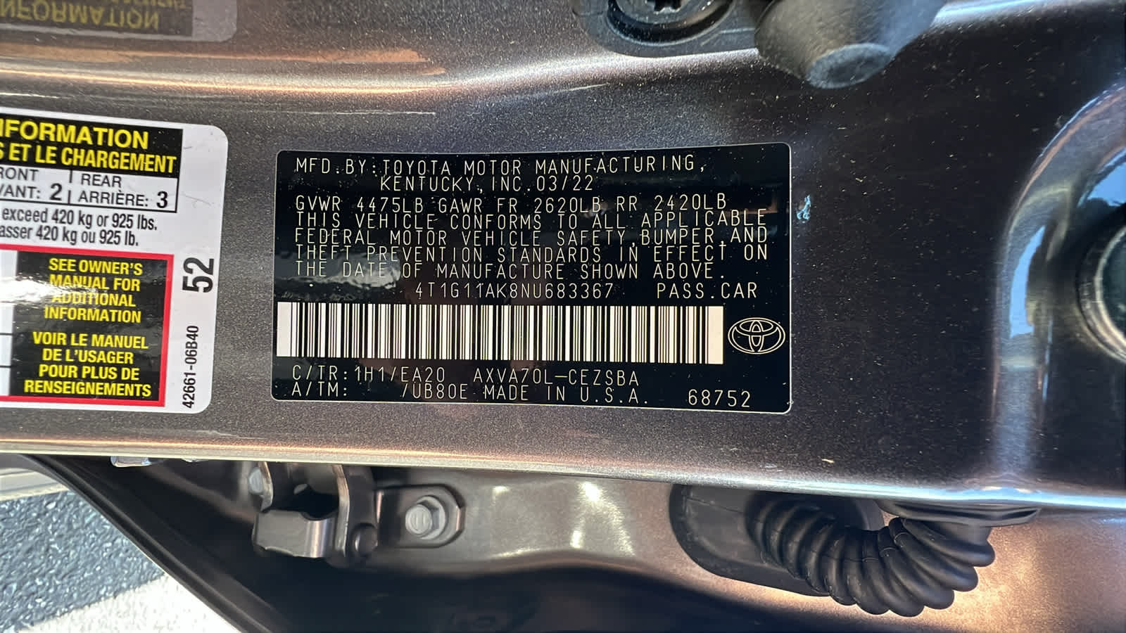 used 2022 Toyota Camry car, priced at $25,995
