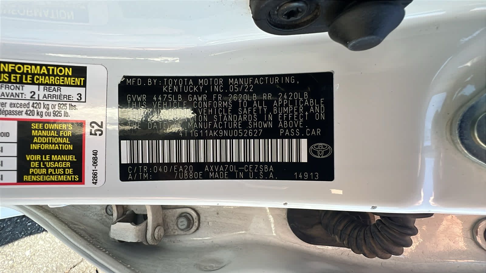 used 2022 Toyota Camry car, priced at $24,495