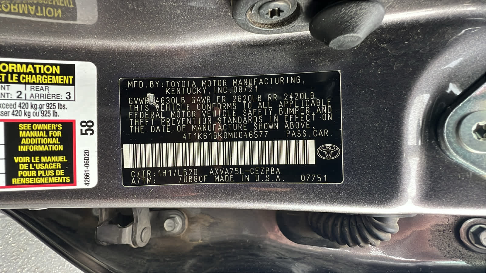 used 2021 Toyota Camry car, priced at $22,995
