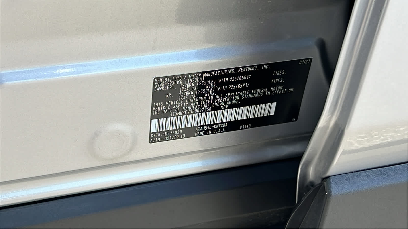 used 2023 Toyota RAV4 car, priced at $34,995