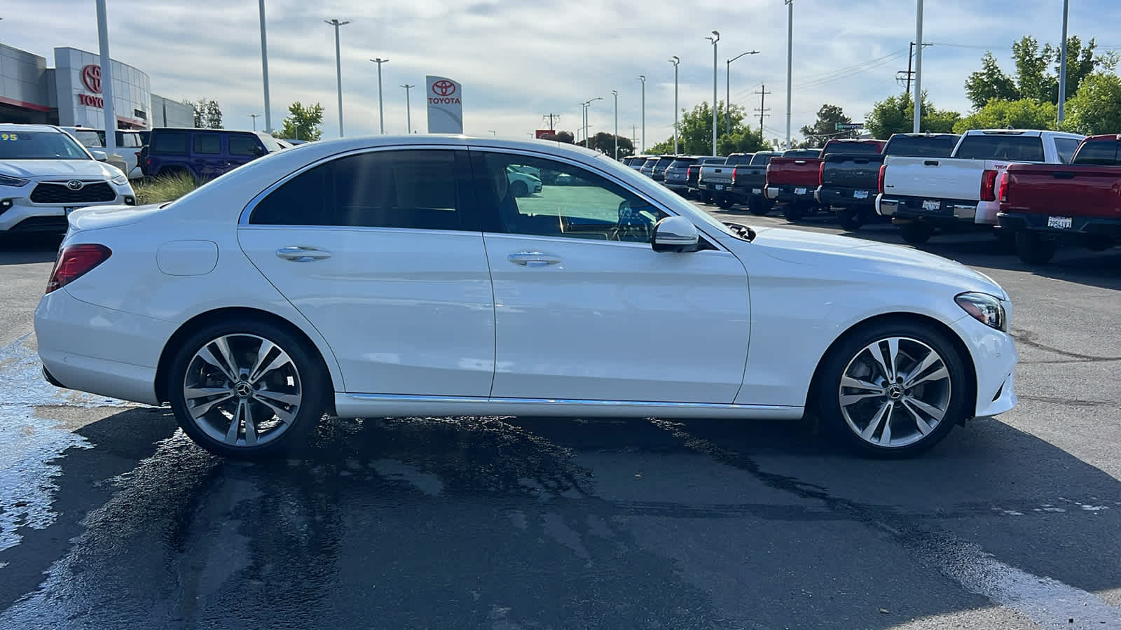 used 2019 Mercedes-Benz C-Class car, priced at $22,495