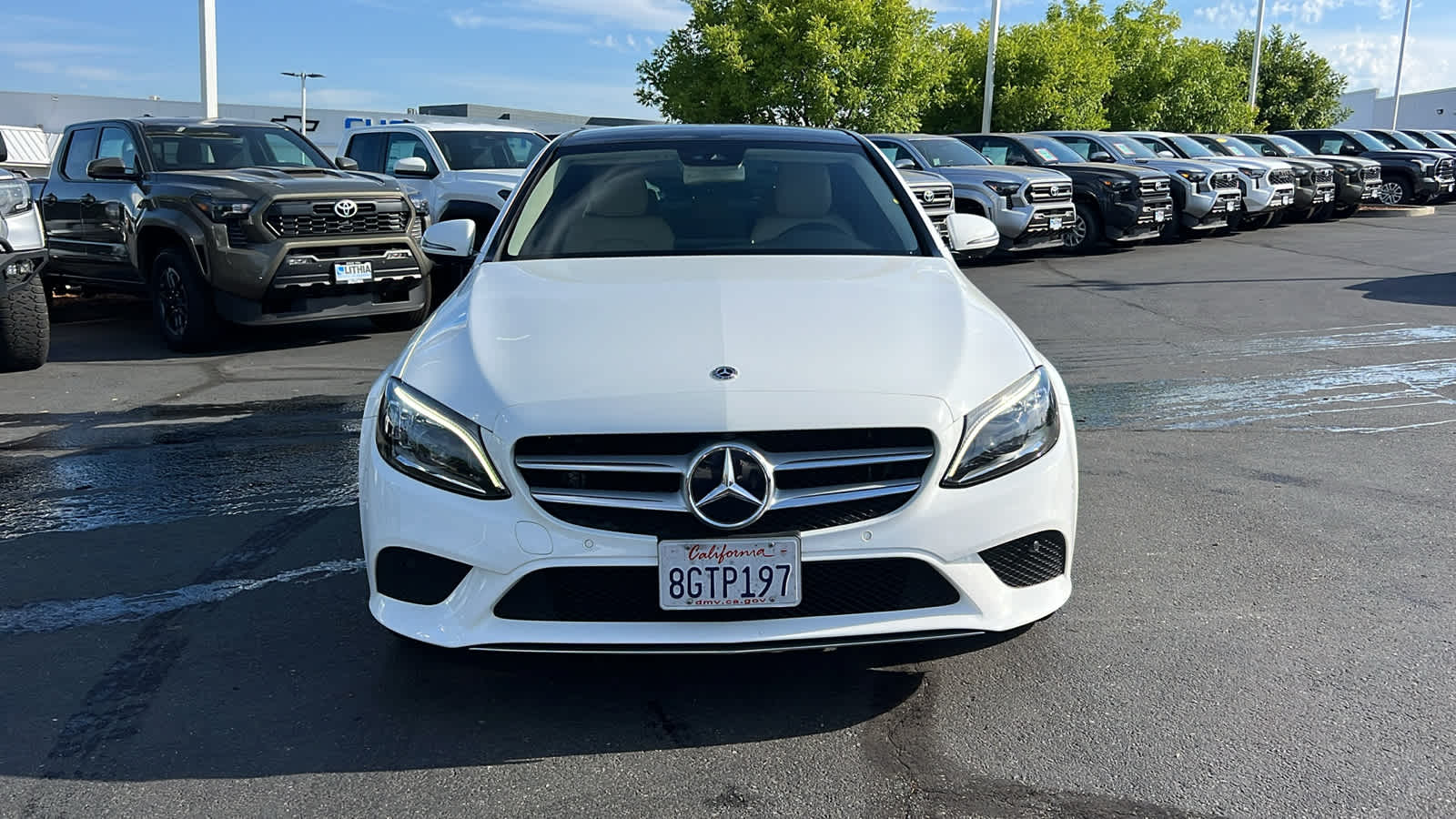 used 2019 Mercedes-Benz C-Class car, priced at $22,495