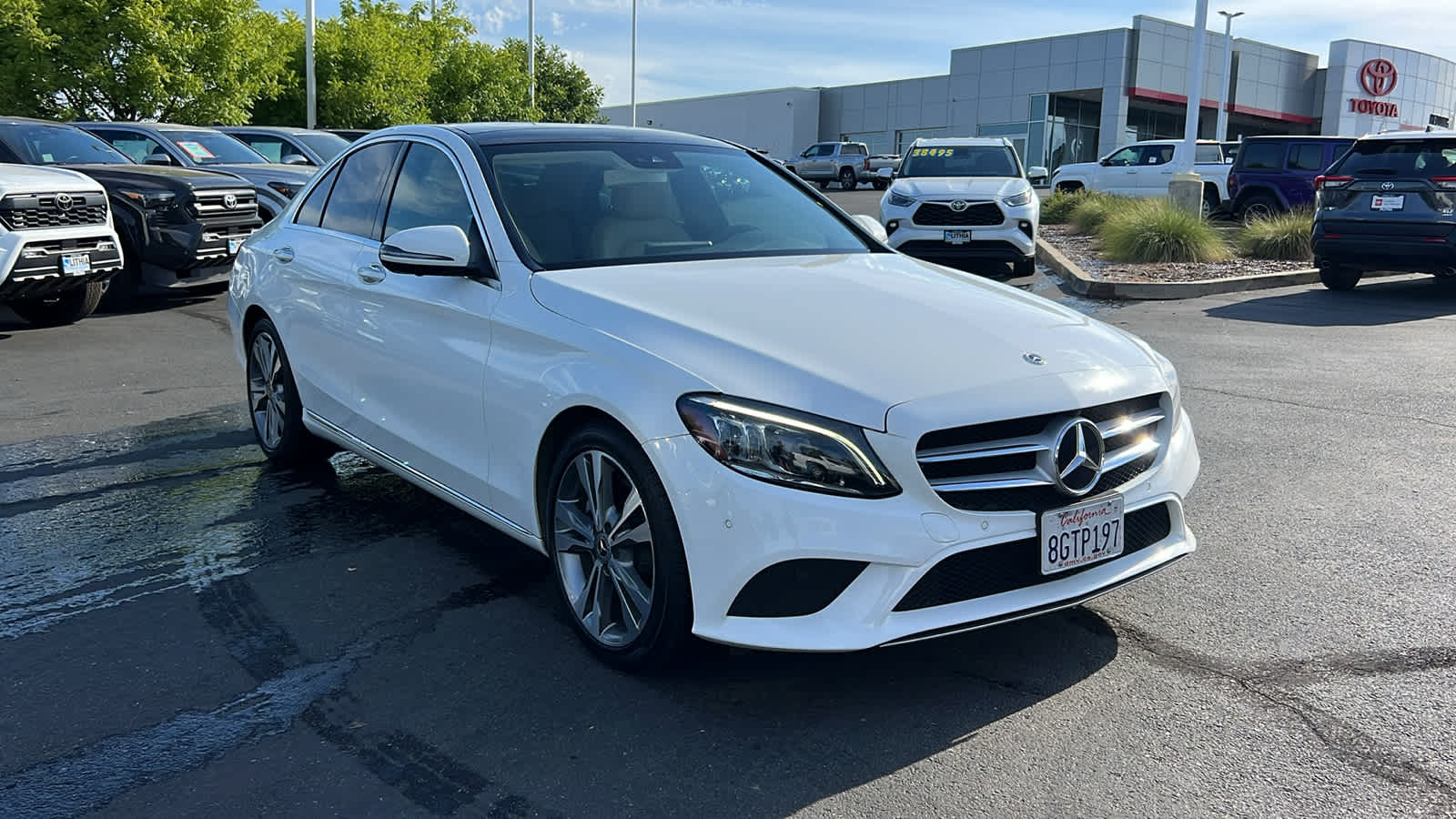 used 2019 Mercedes-Benz C-Class car, priced at $22,495