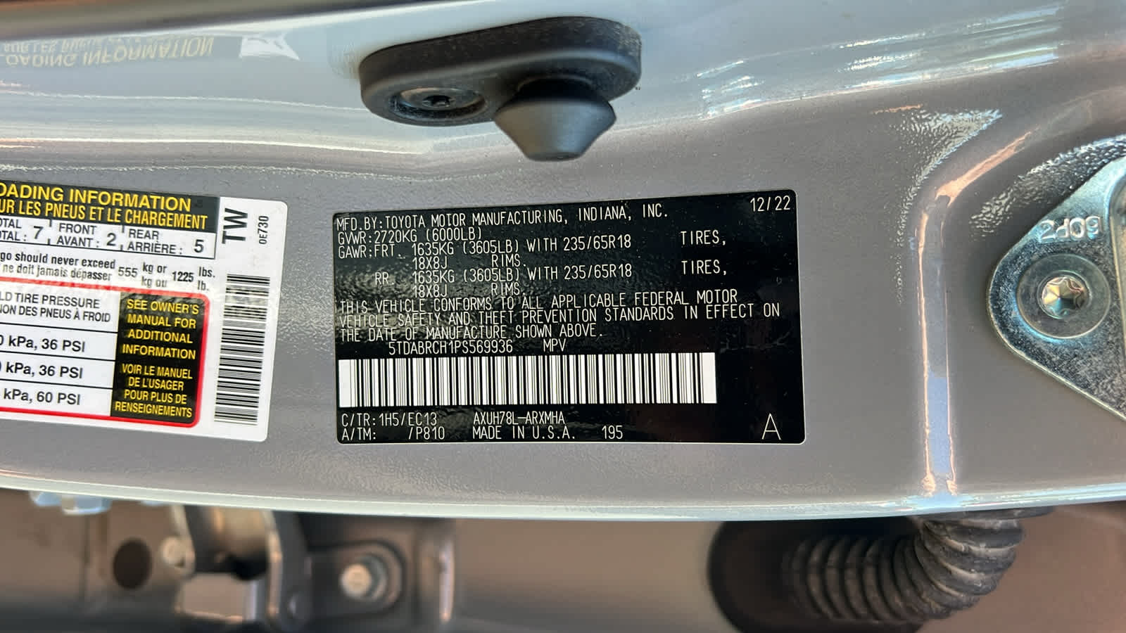 used 2023 Toyota Highlander car, priced at $43,995