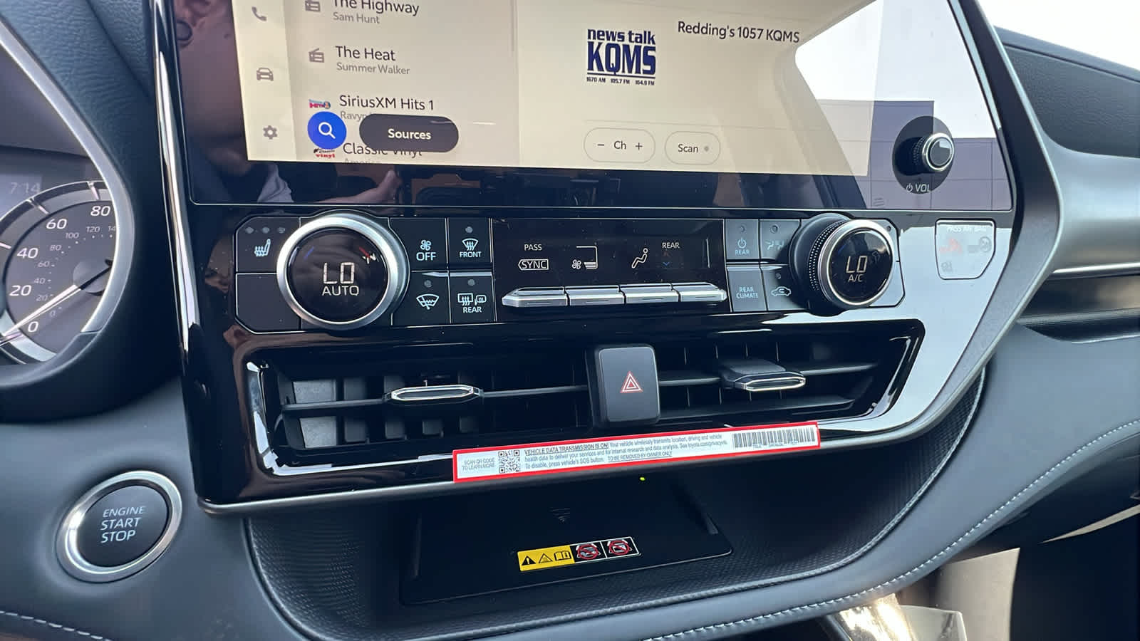 new 2025 Toyota Highlander car, priced at $47,223