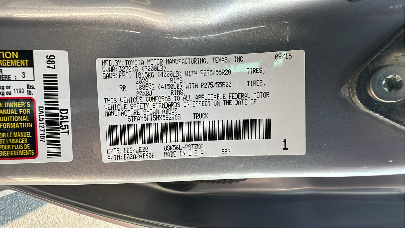 used 2017 Toyota Tundra car, priced at $37,495