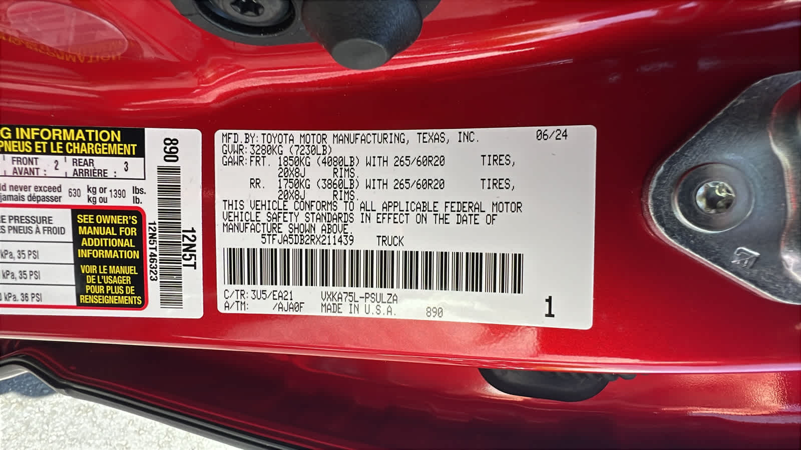 used 2024 Toyota Tundra car, priced at $56,495