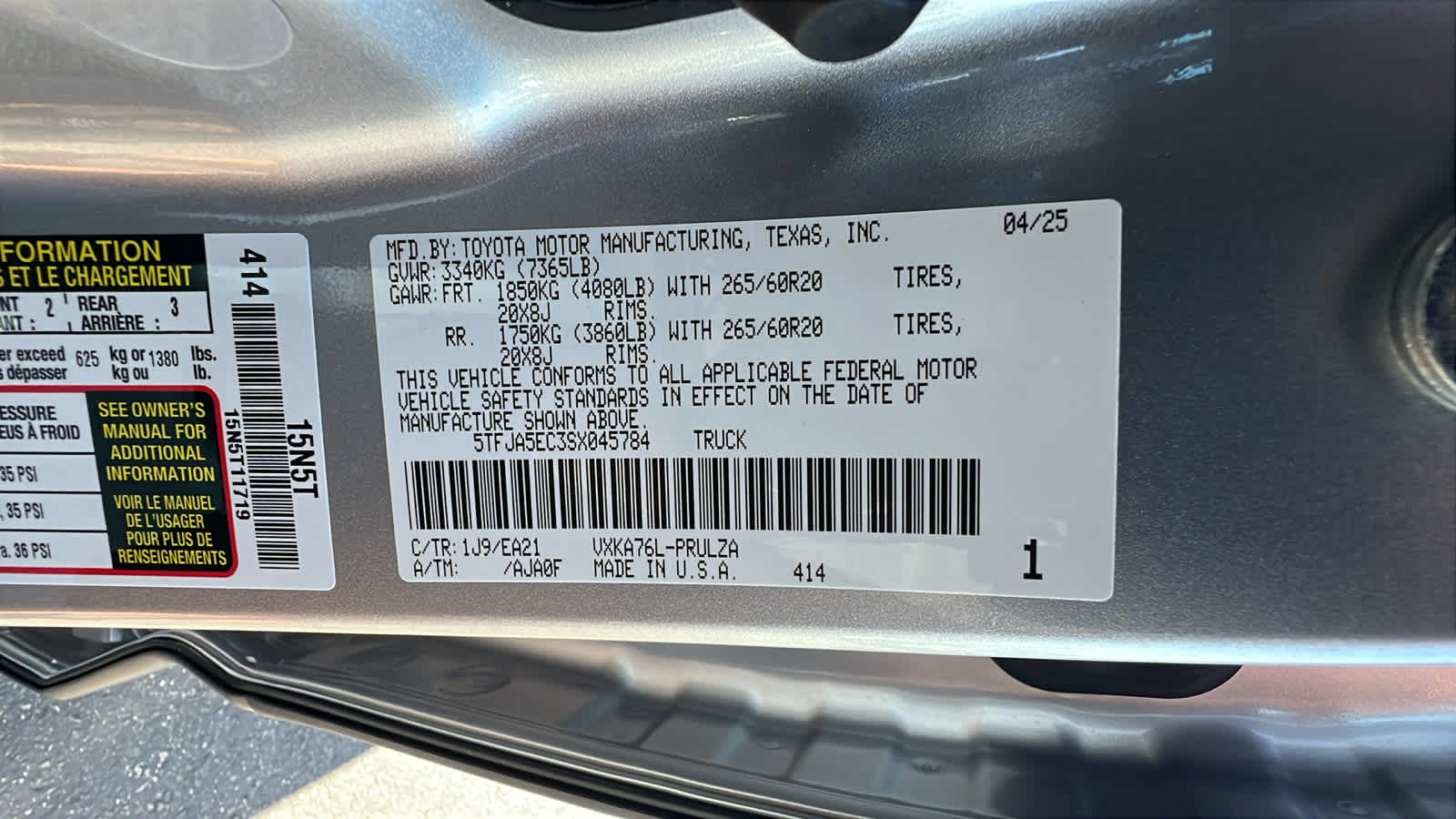 new 2025 Toyota Tundra car