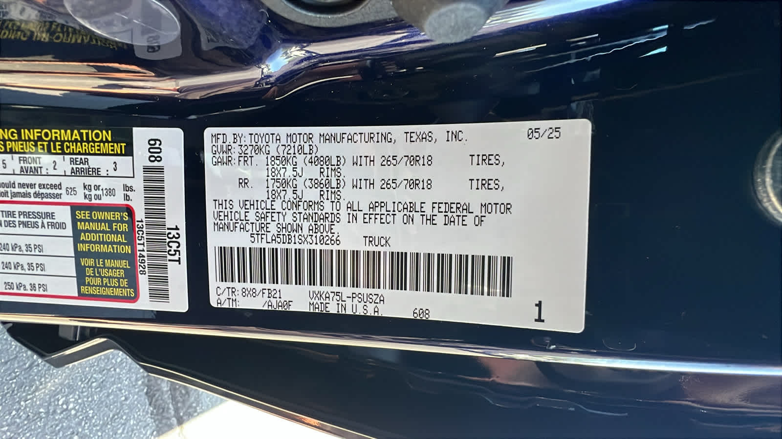 new 2025 Toyota Tundra car, priced at $53,913