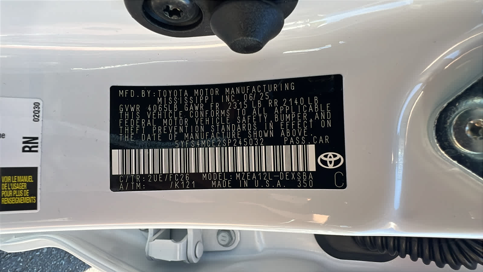 new 2025 Toyota Corolla car, priced at $27,289