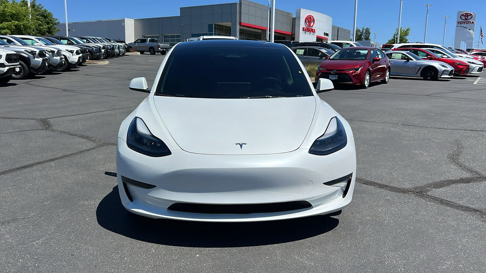 used 2023 Tesla Model 3 car, priced at $25,495