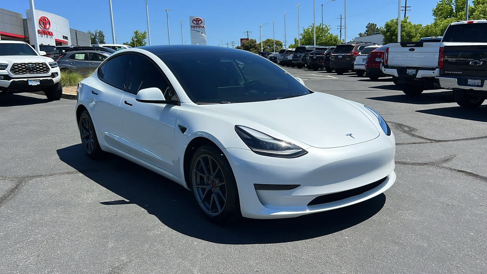used 2023 Tesla Model 3 car, priced at $25,495