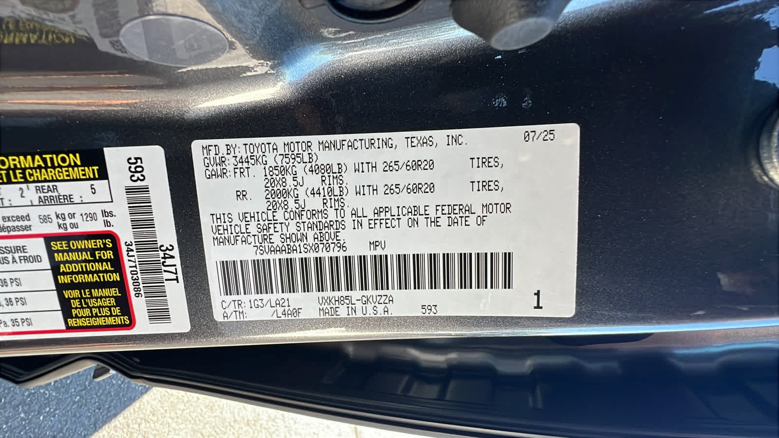 new 2025 Toyota Sequoia car, priced at $86,573