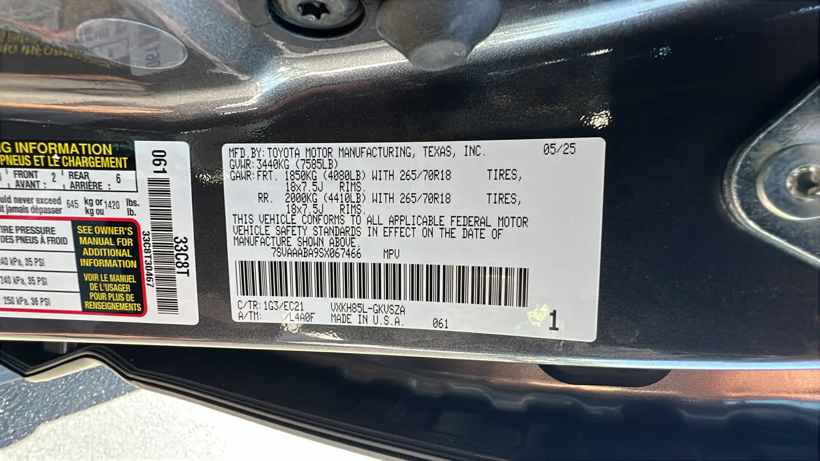 new 2025 Toyota Sequoia car, priced at $71,903