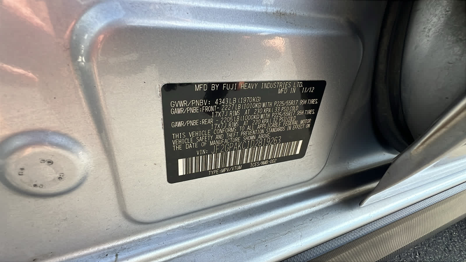 used 2013 Subaru XV Crosstrek car, priced at $8,995