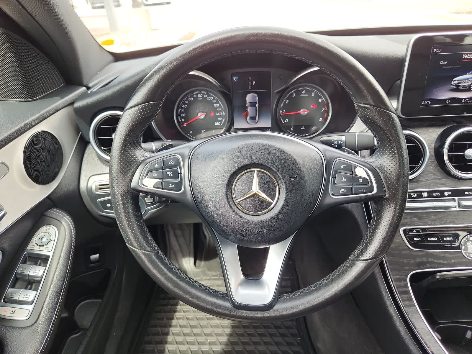 used 2018 Mercedes-Benz C-Class car, priced at $19,999
