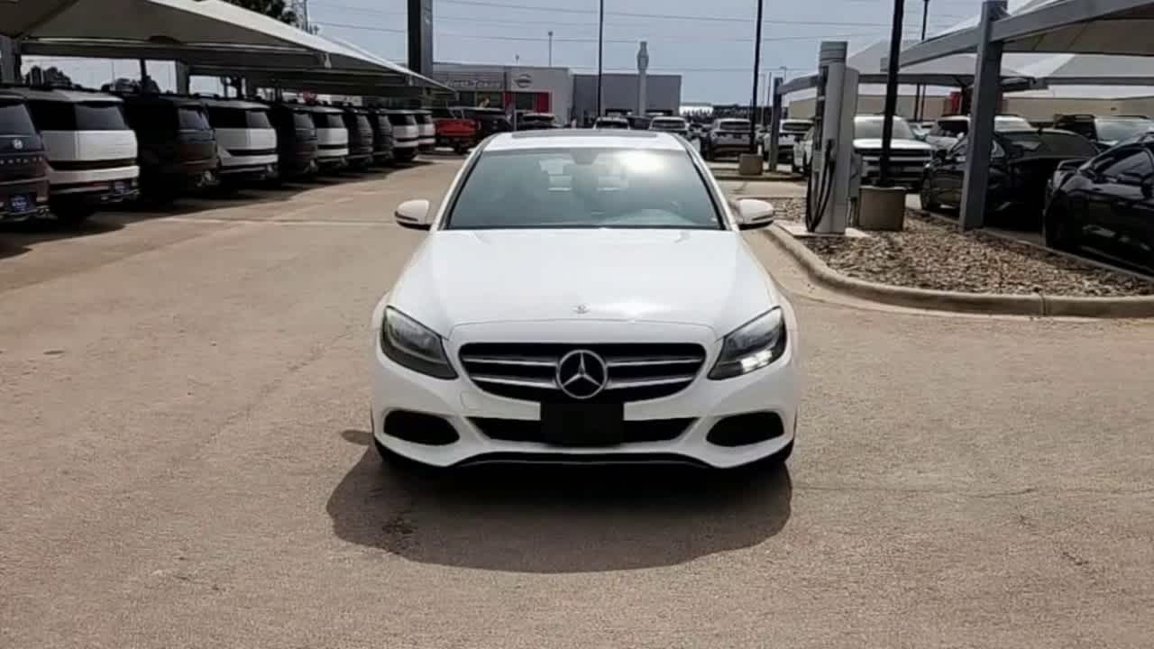 used 2018 Mercedes-Benz C-Class car, priced at $19,999