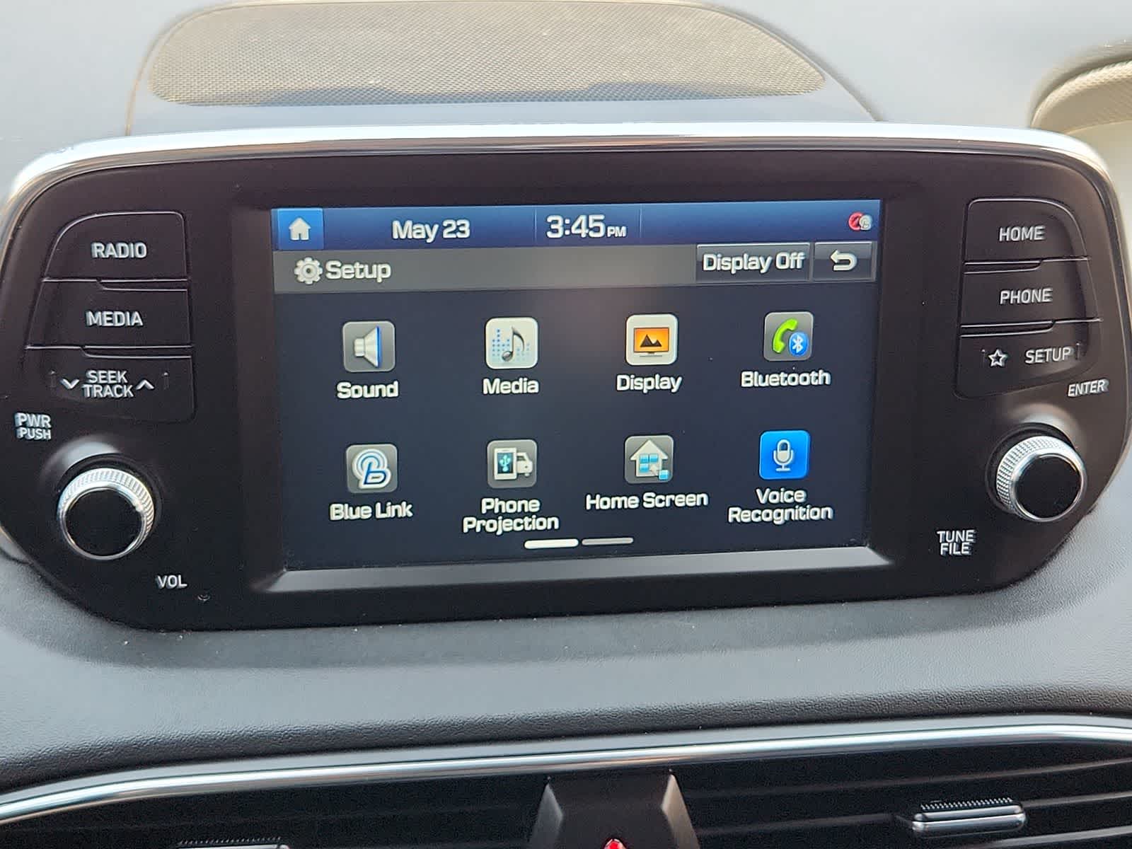 used 2020 Hyundai Santa Fe car, priced at $19,999