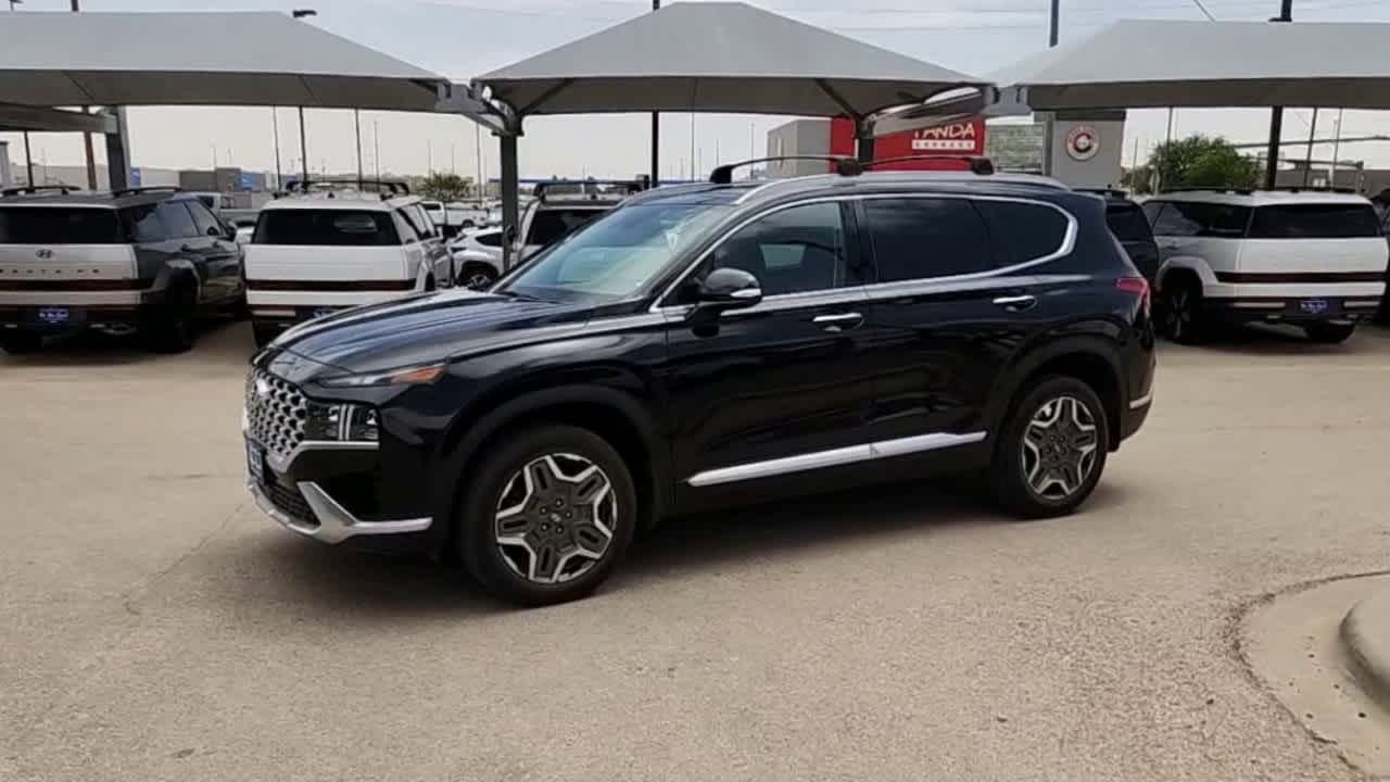 used 2021 Hyundai Santa Fe car, priced at $29,999