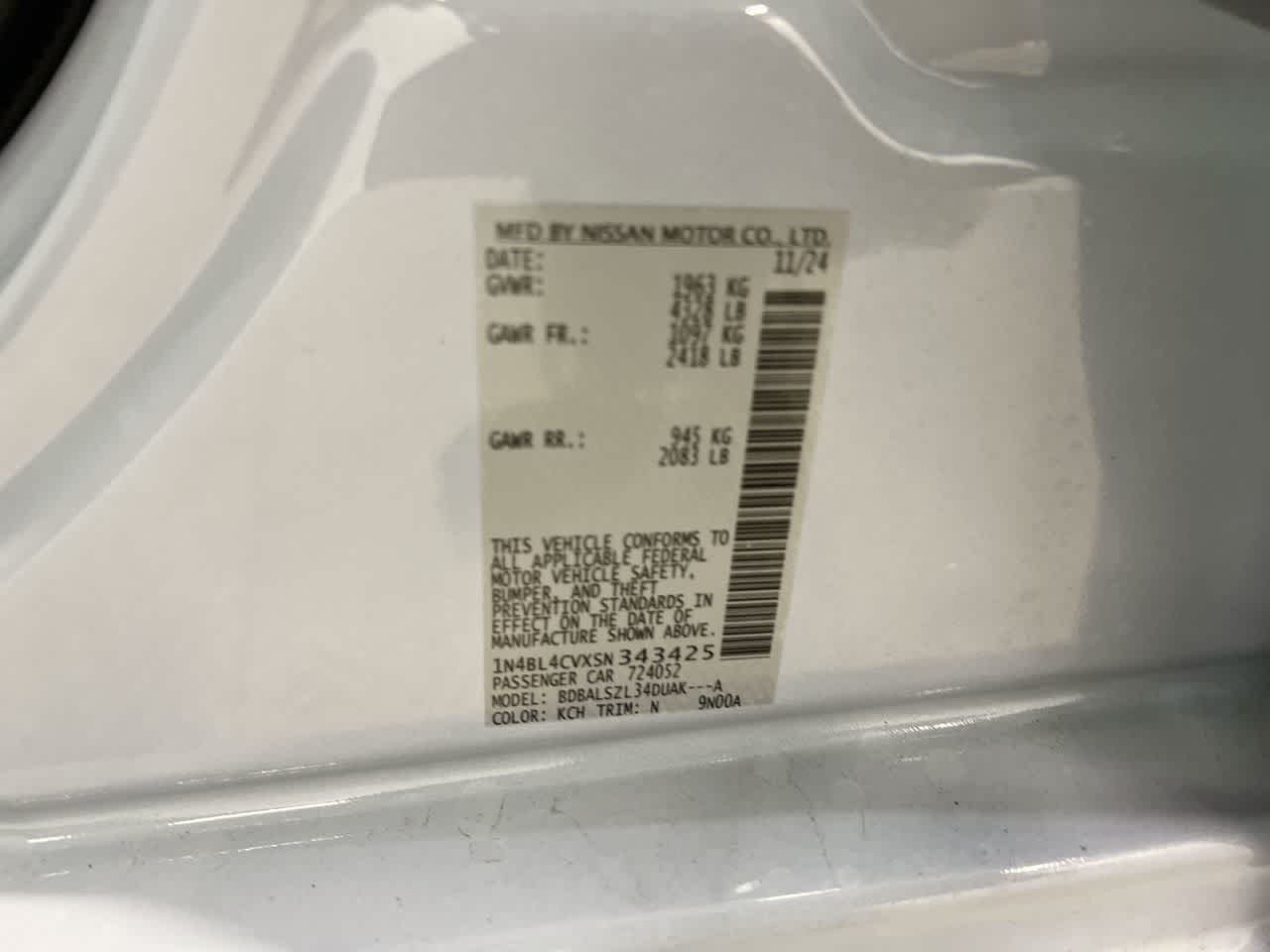 new 2025 Nissan Altima car, priced at $32,377