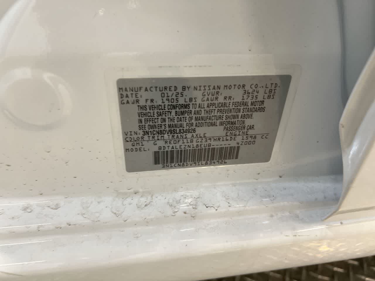 used 2025 Nissan Versa car, priced at $19,995
