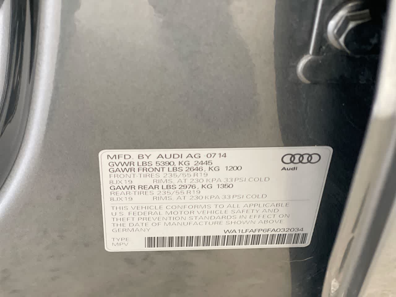 used 2015 Audi Q5 car, priced at $12,707