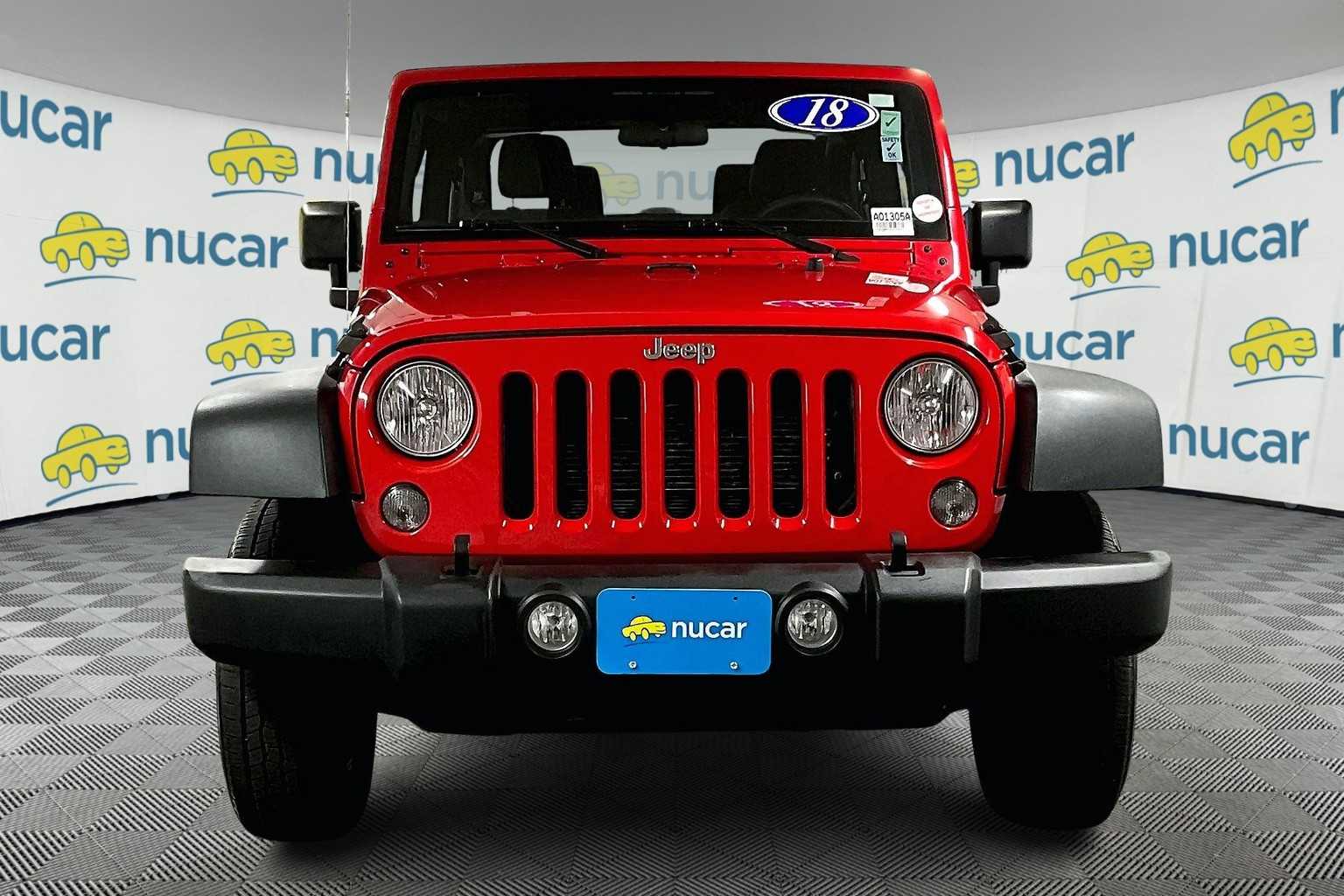 used 2018 Jeep Wrangler car, priced at $18,477