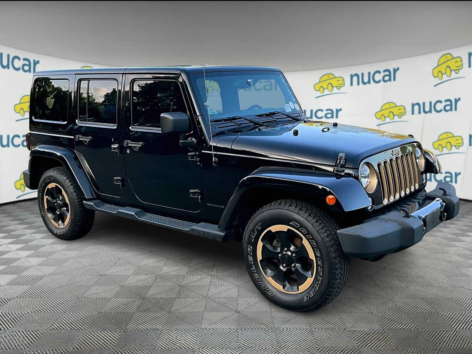 used 2014 Jeep Wrangler Unlimited car, priced at $17,209