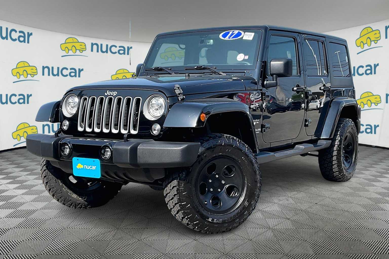 used 2017 Jeep Wrangler Unlimited car, priced at $24,988
