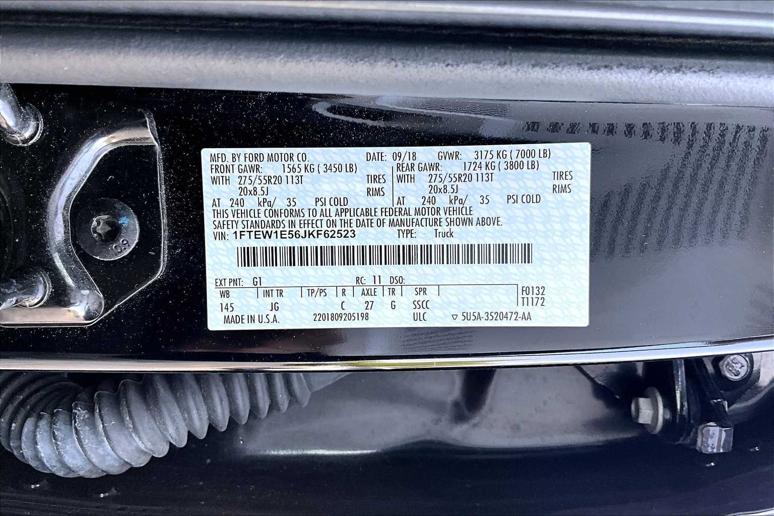 used 2018 Ford F-150 car, priced at $22,988