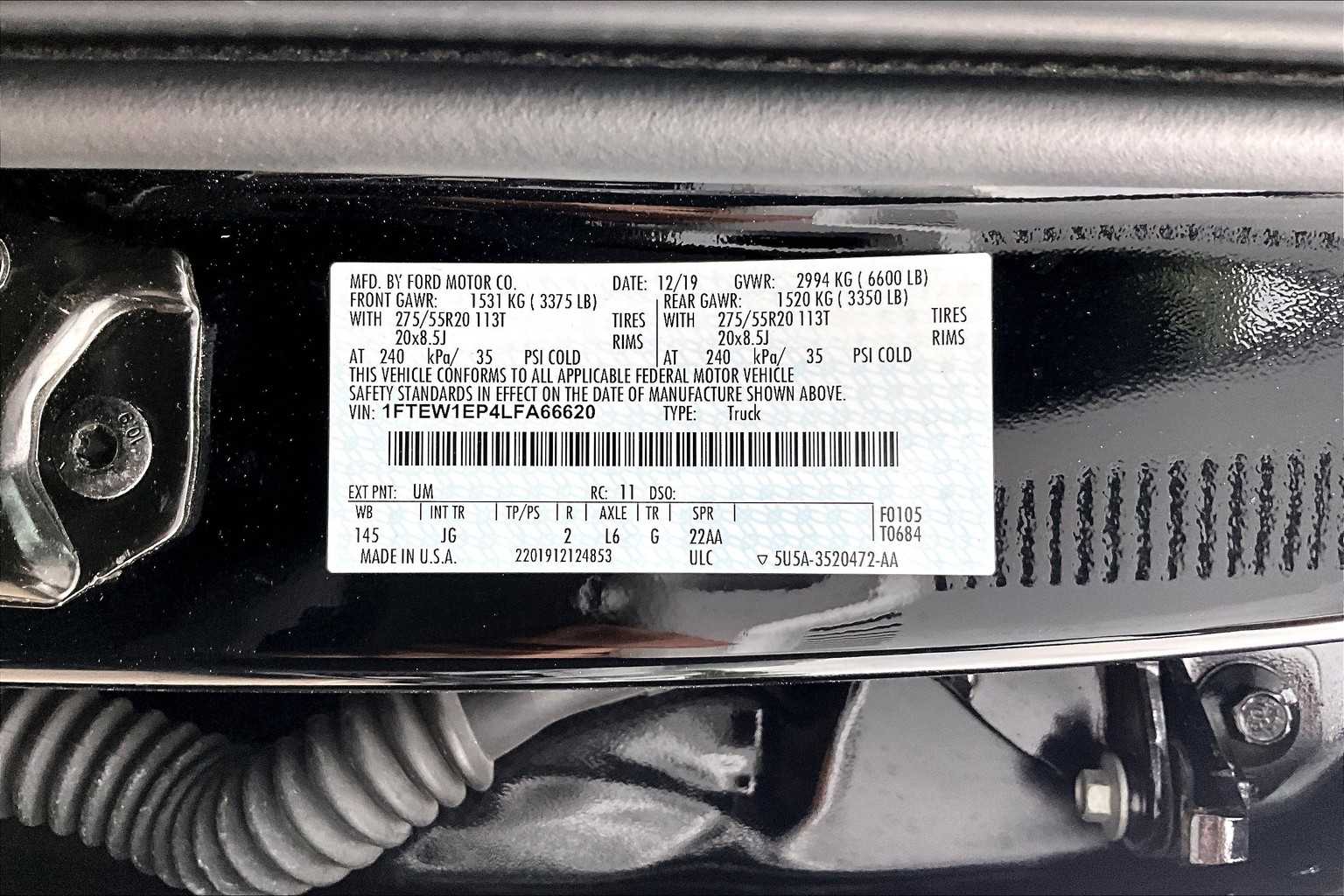 used 2020 Ford F-150 car, priced at $27,214
