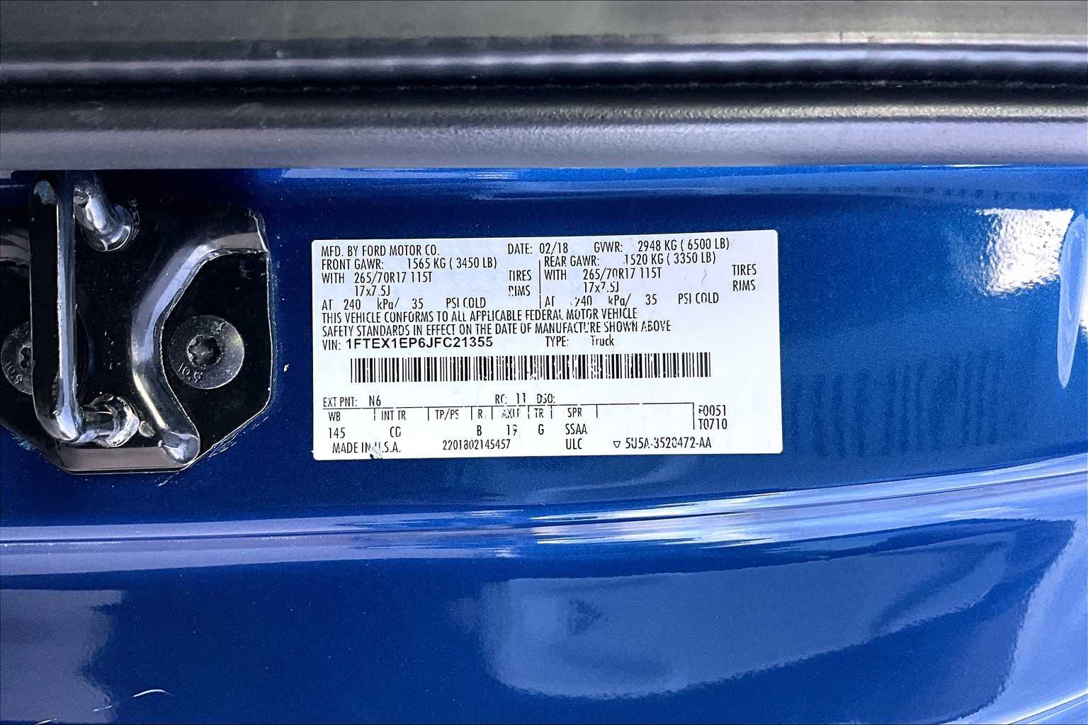 used 2018 Ford F-150 car, priced at $20,277
