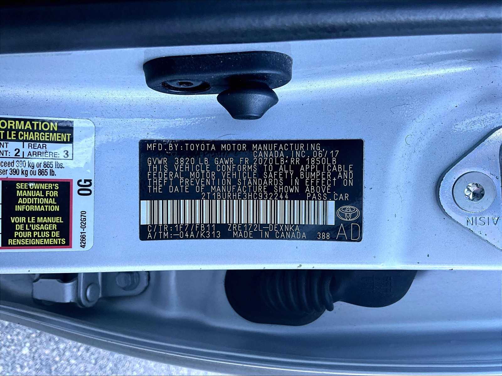 used 2017 Toyota Corolla car, priced at $17,987
