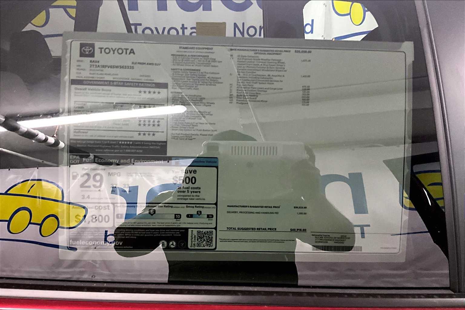 new 2025 Toyota RAV4 car, priced at $38,586