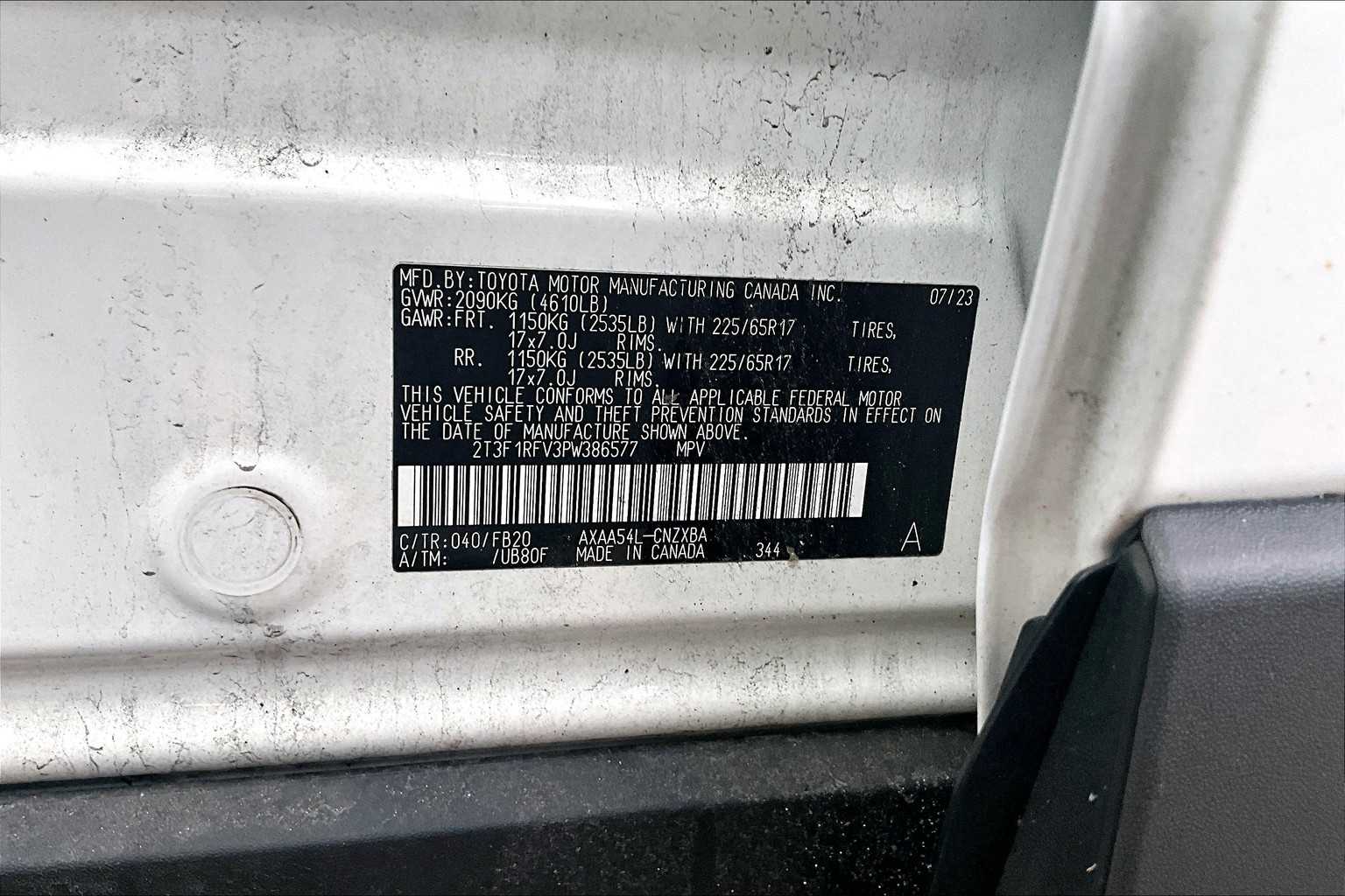 used 2023 Toyota RAV4 car, priced at $28,380