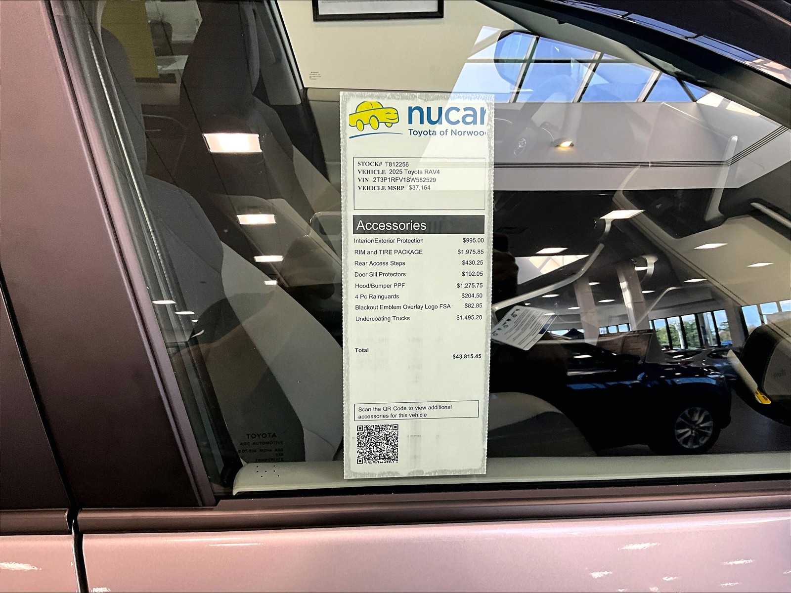 new 2025 Toyota RAV4 car, priced at $35,117