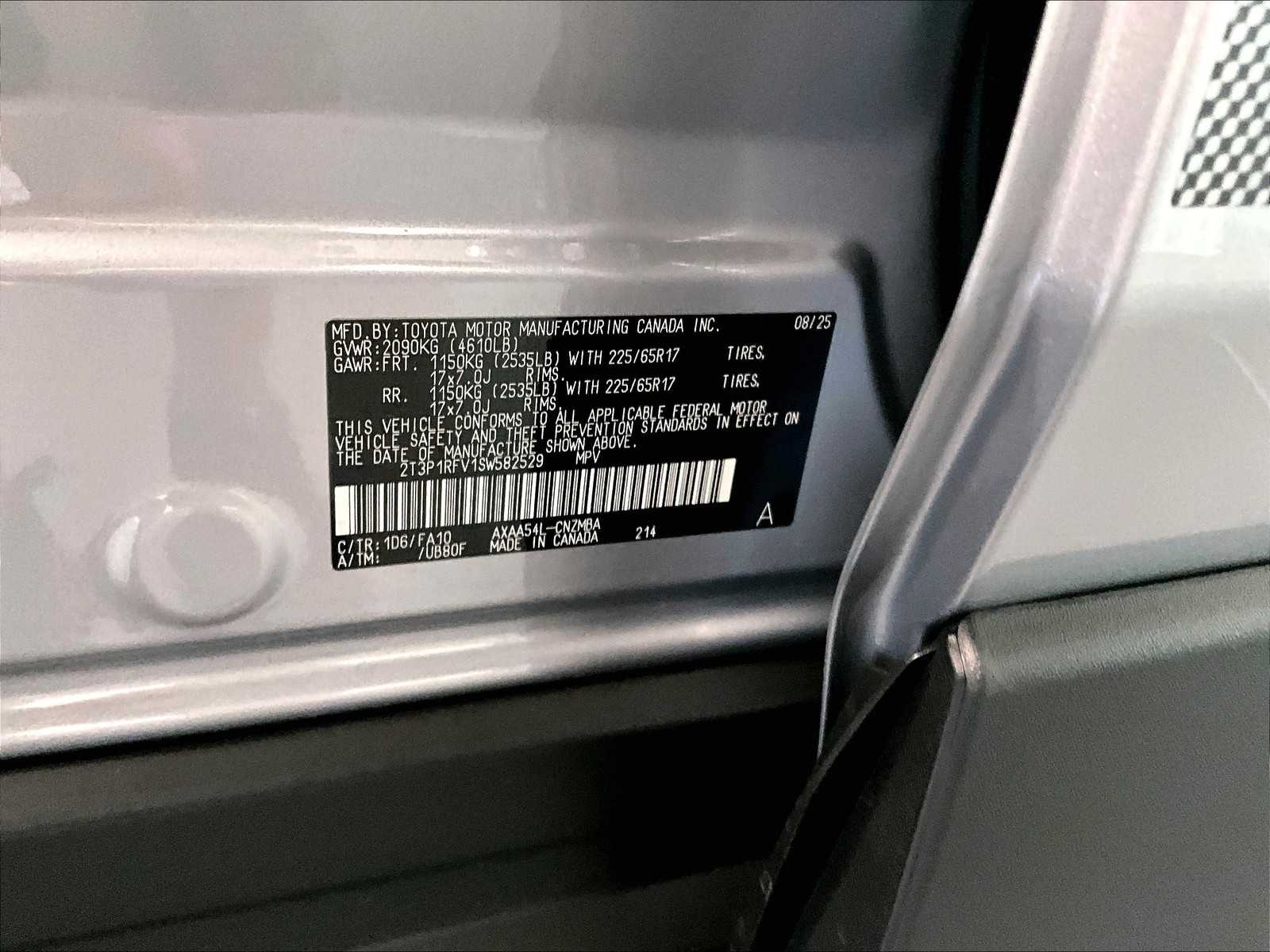 new 2025 Toyota RAV4 car, priced at $35,117