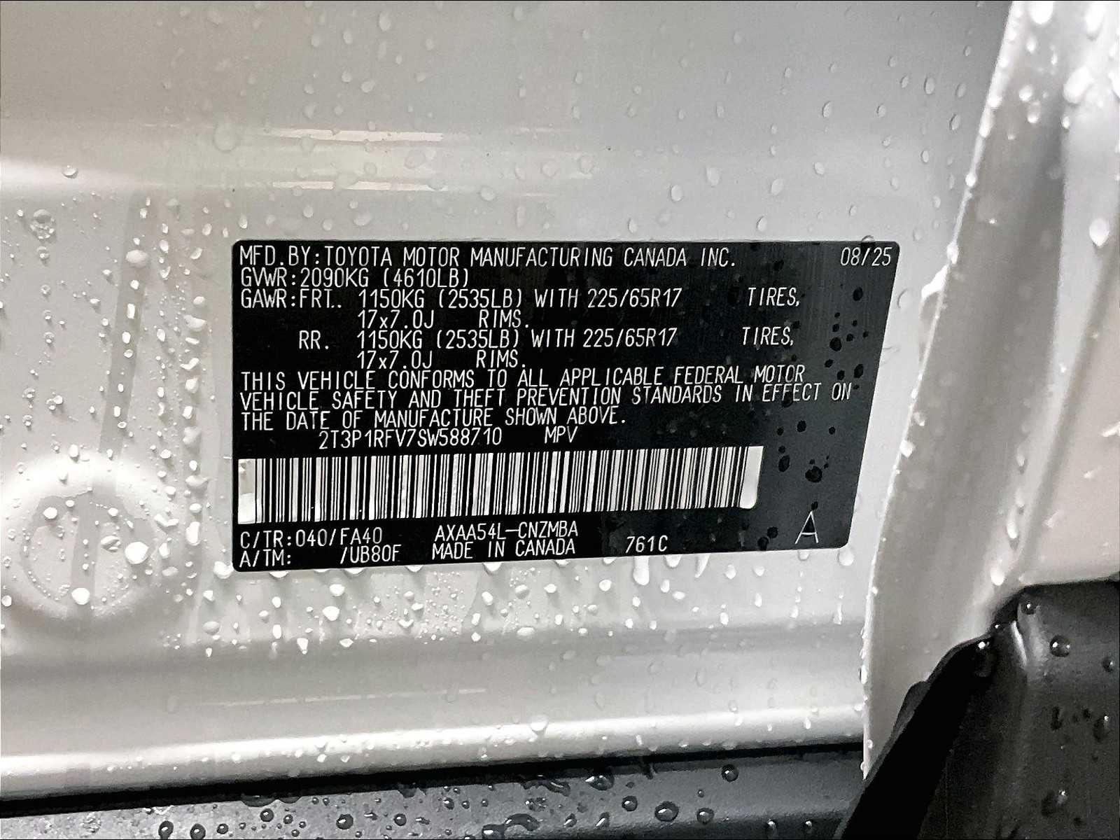 new 2025 Toyota RAV4 car, priced at $35,067