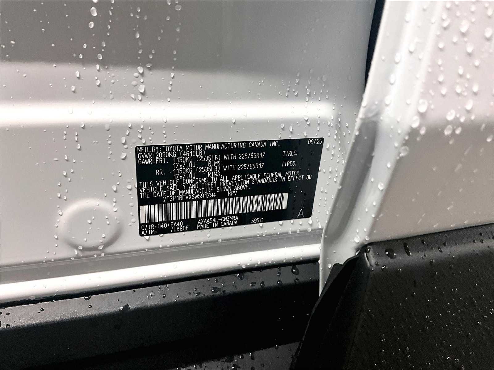 new 2025 Toyota RAV4 car, priced at $34,538