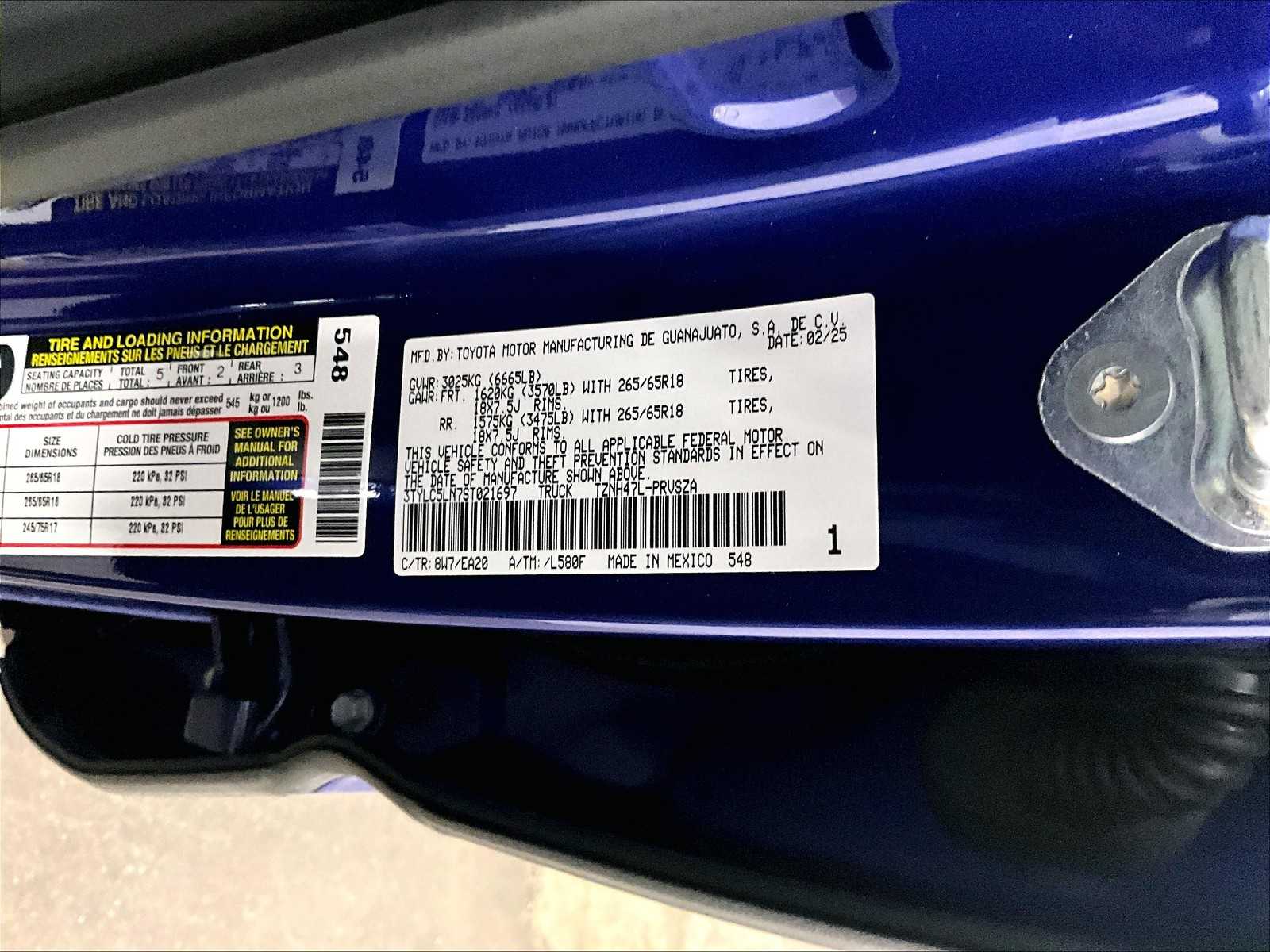 new 2025 Toyota Tacoma car, priced at $53,742
