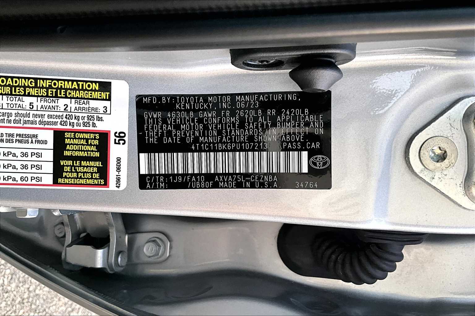 used 2023 Toyota Camry car, priced at $24,677