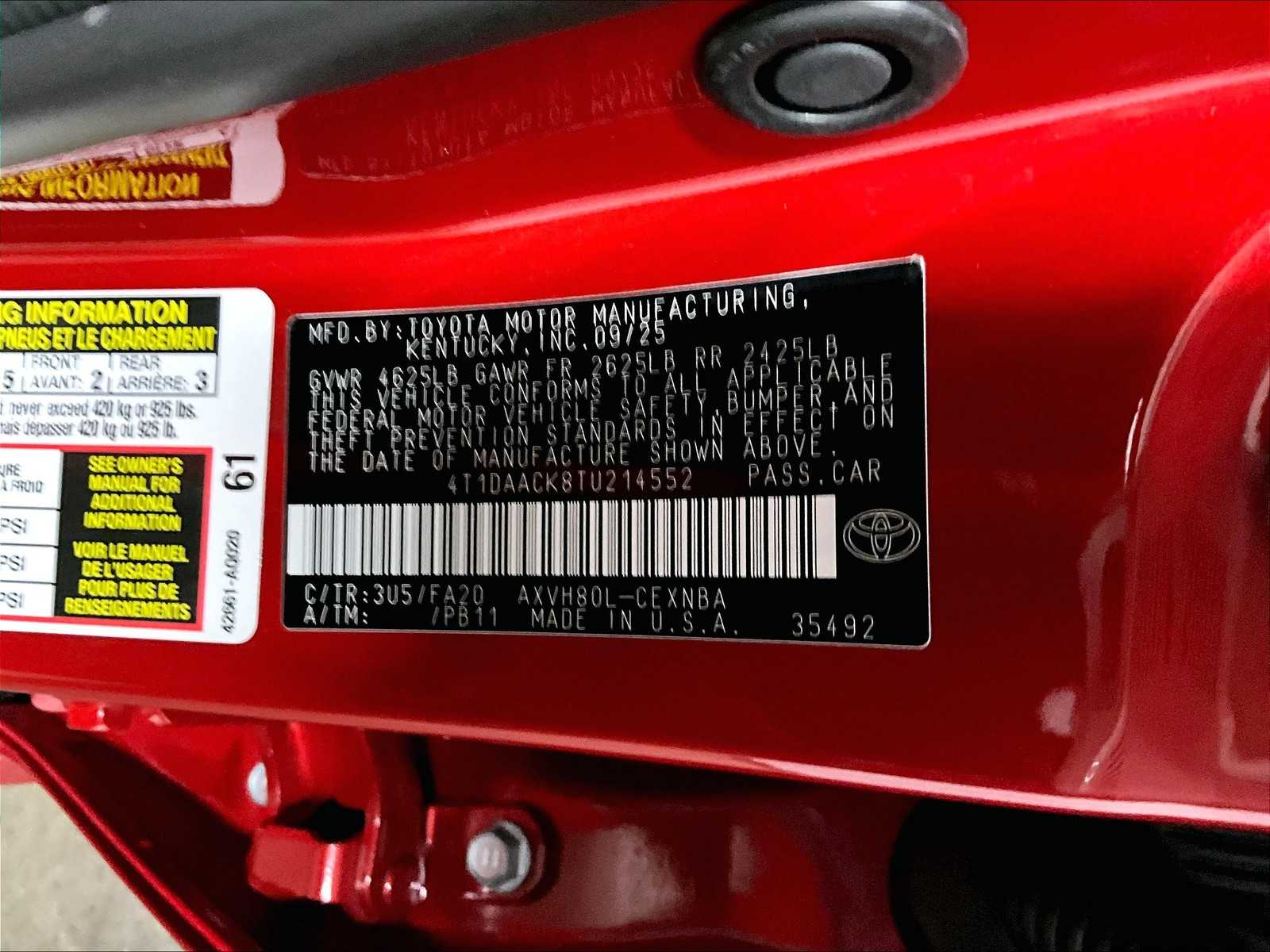 new 2026 Toyota Camry car, priced at $29,206