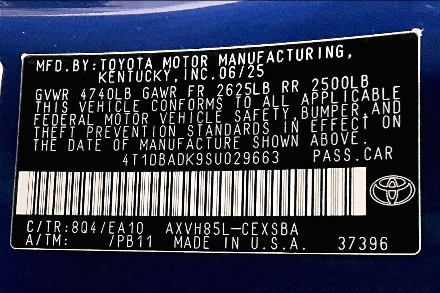 new 2025 Toyota Camry car, priced at $33,610